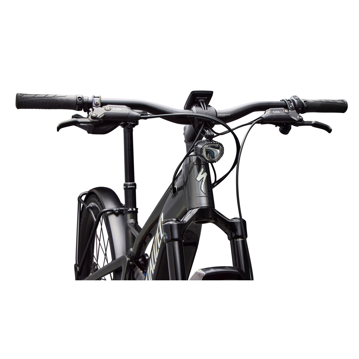 Specialized Turbo Tero X 6.0 elektrovelosipēds | 27.5/27.5" | Gloss Metallic Obsidian - Birch White