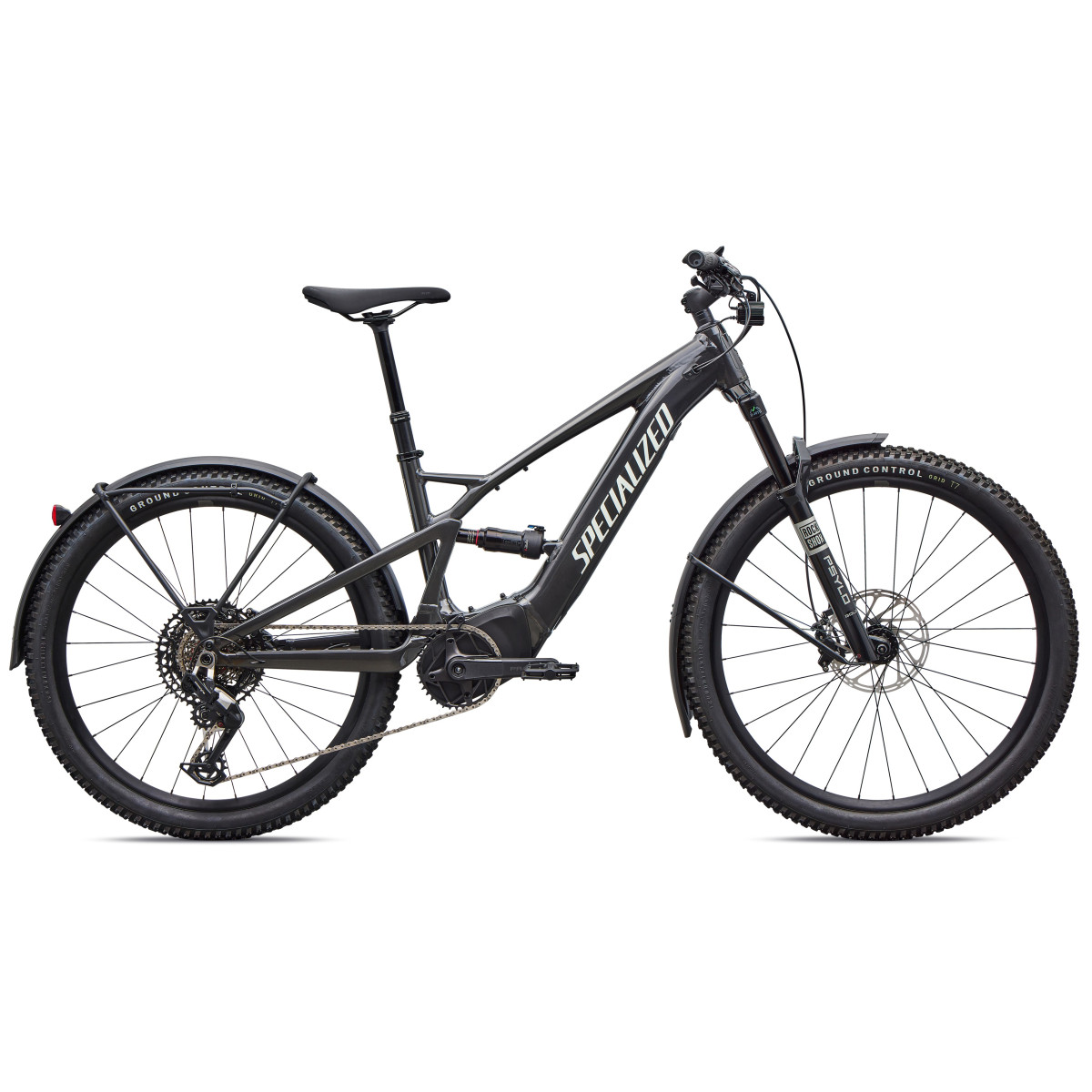 Specialized Turbo Tero X 6.0 elektrovelosipēds | 27.5/27.5" | Gloss Metallic Obsidian - Birch White