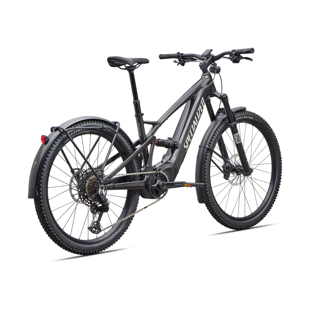 Specialized Turbo Tero X 6.0 elektrovelosipēds | 27.5/27.5" | Gloss Metallic Obsidian - Birch White