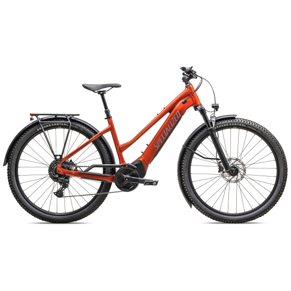 Specialized Turbo Tero 4.0 Step-Through EQ elektrovelosipēds | Gloss Redwood - Satin Black Reflective