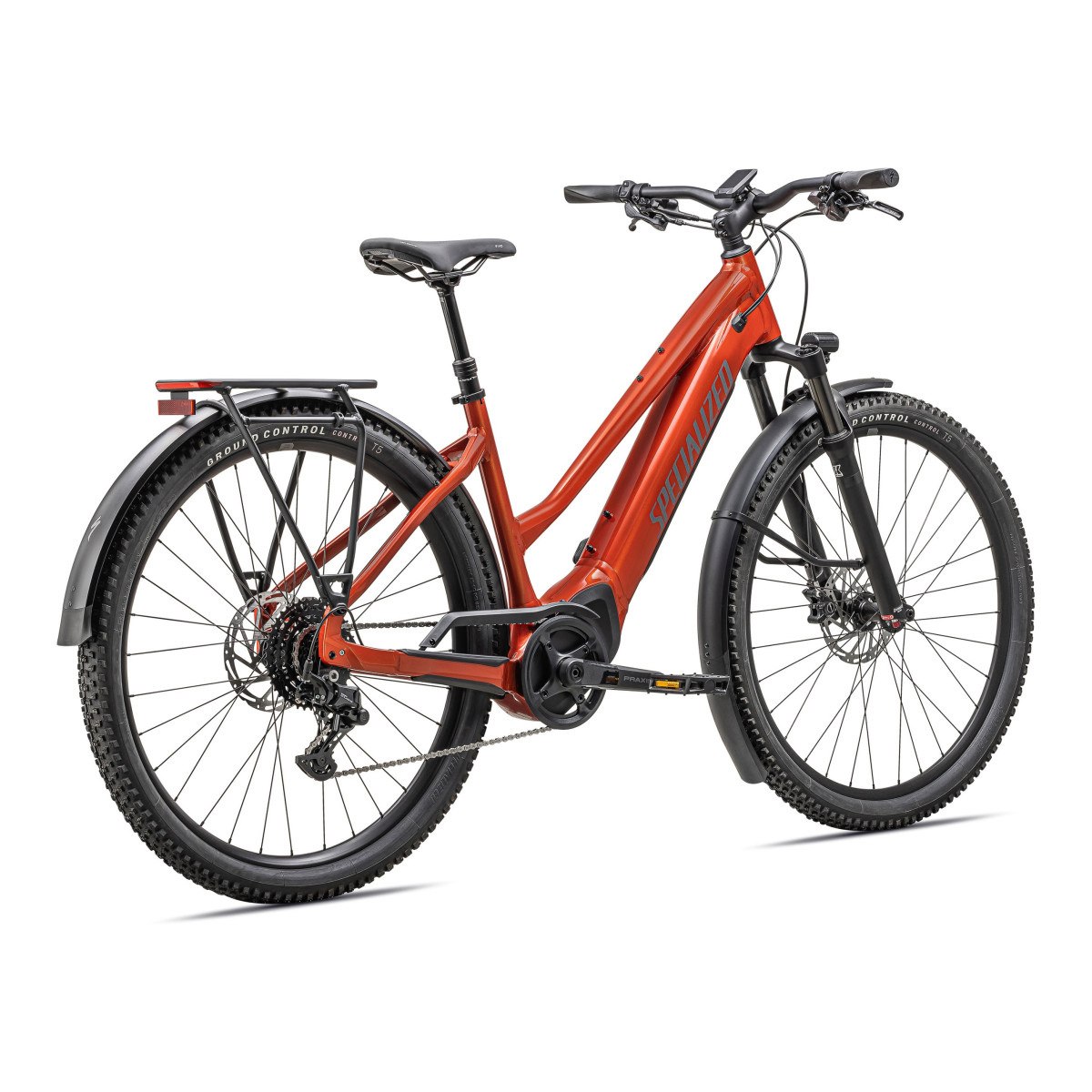 Specialized Turbo Tero 4.0 Step-Through EQ elektrovelosipēds | Gloss Redwood - Satin Black Reflective