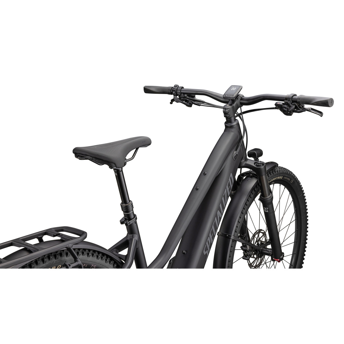 Specialized Turbo Tero 4.0 Step-Through EQ elektrovelosipēds | Satin Black - Black Reflective