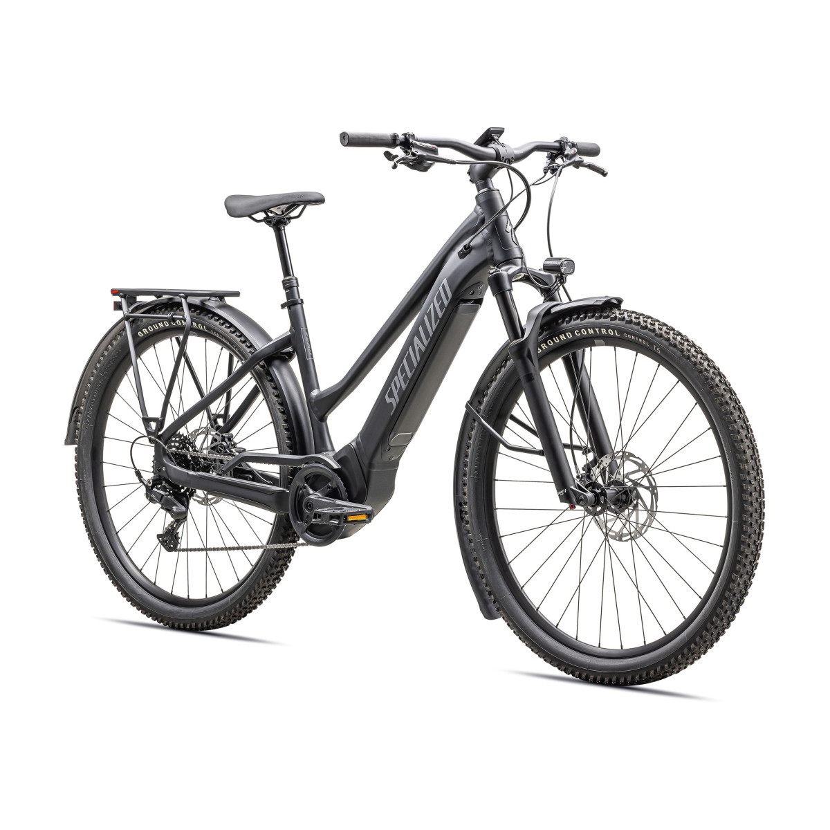 Specialized Turbo Tero 4.0 Step-Through EQ elektrovelosipēds | Satin Black - Black Reflective