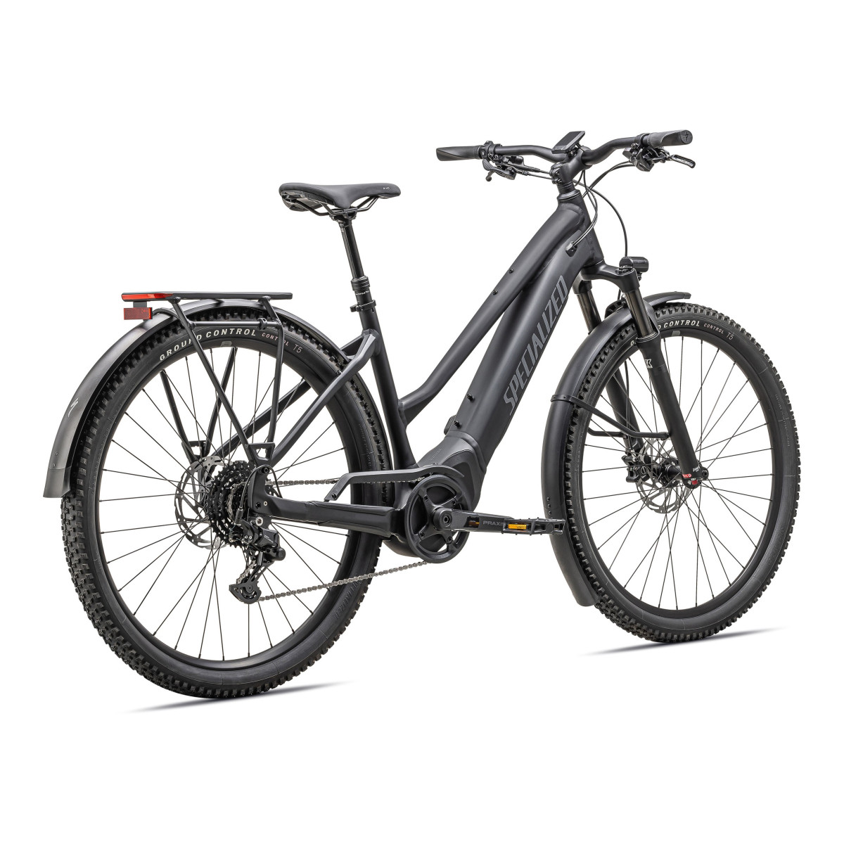 Specialized Turbo Tero 4.0 Step-Through EQ elektrovelosipēds | Satin Black - Black Reflective