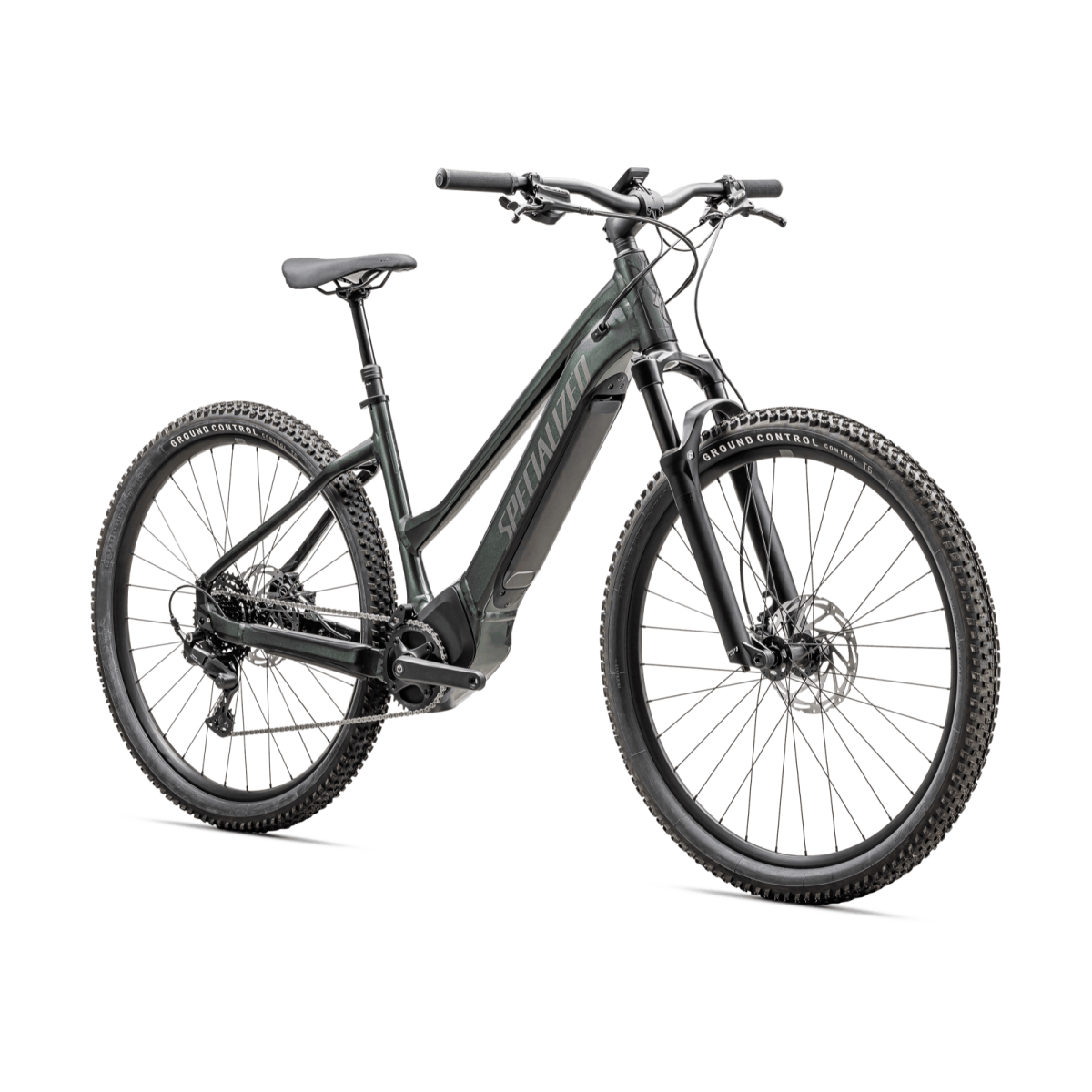 Specialized Turbo Tero 4.0 elektrovelosipēds Step-Through | Ozolzaļa metāliska - Smoke