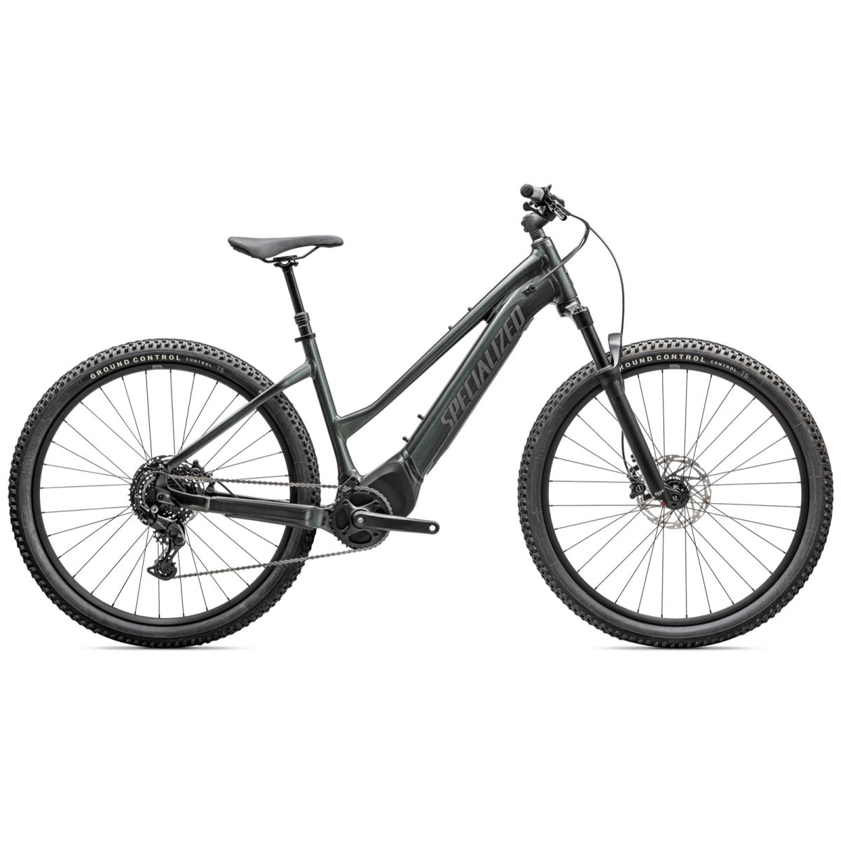 Specialized Turbo Tero 4.0 elektrovelosipēds Step-Through | Ozolzaļa metāliska - Smoke