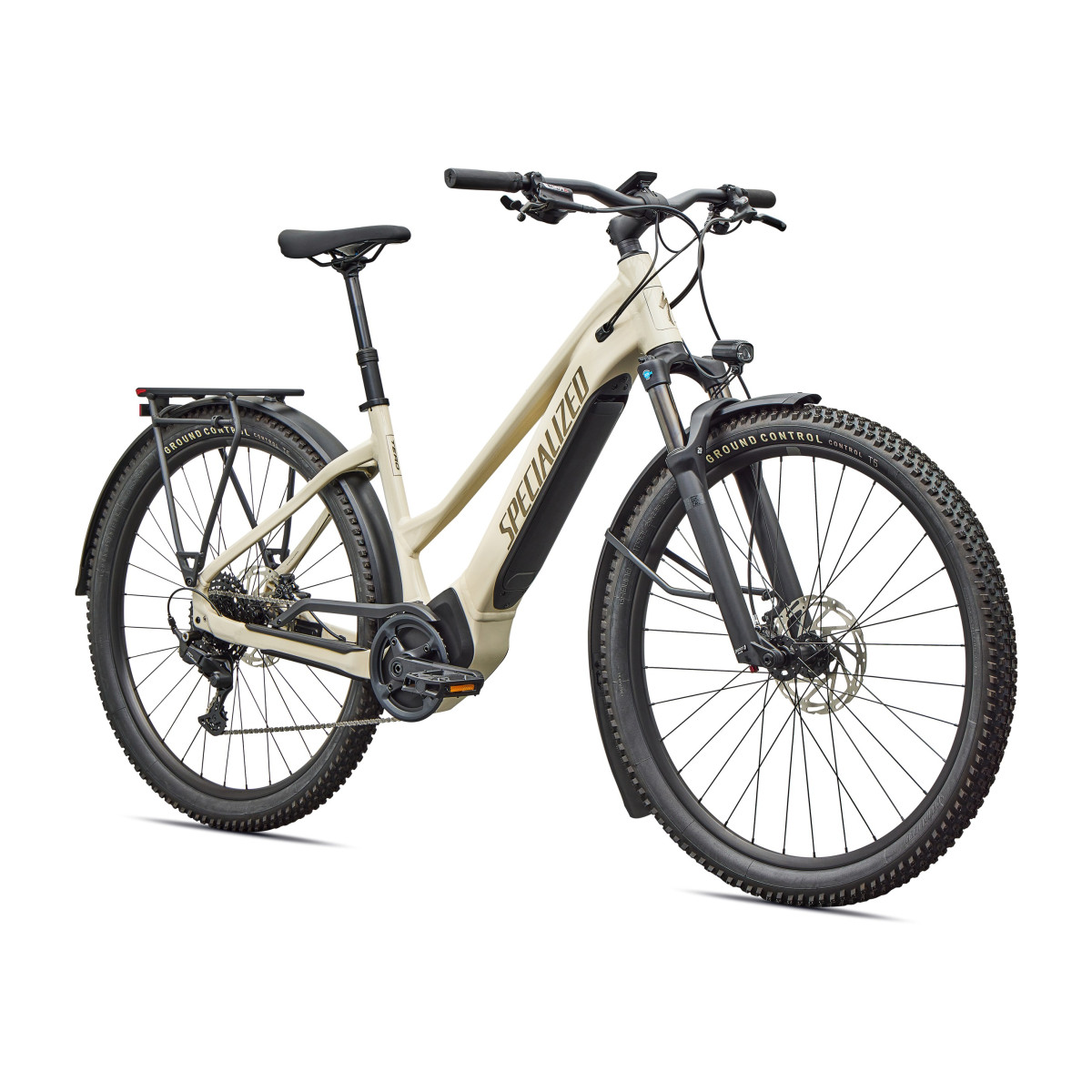 Specialized Turbo Tero 4.0 EQ Step-Through elektrovelosipēds | Gloss White Mountains - Gunmetal