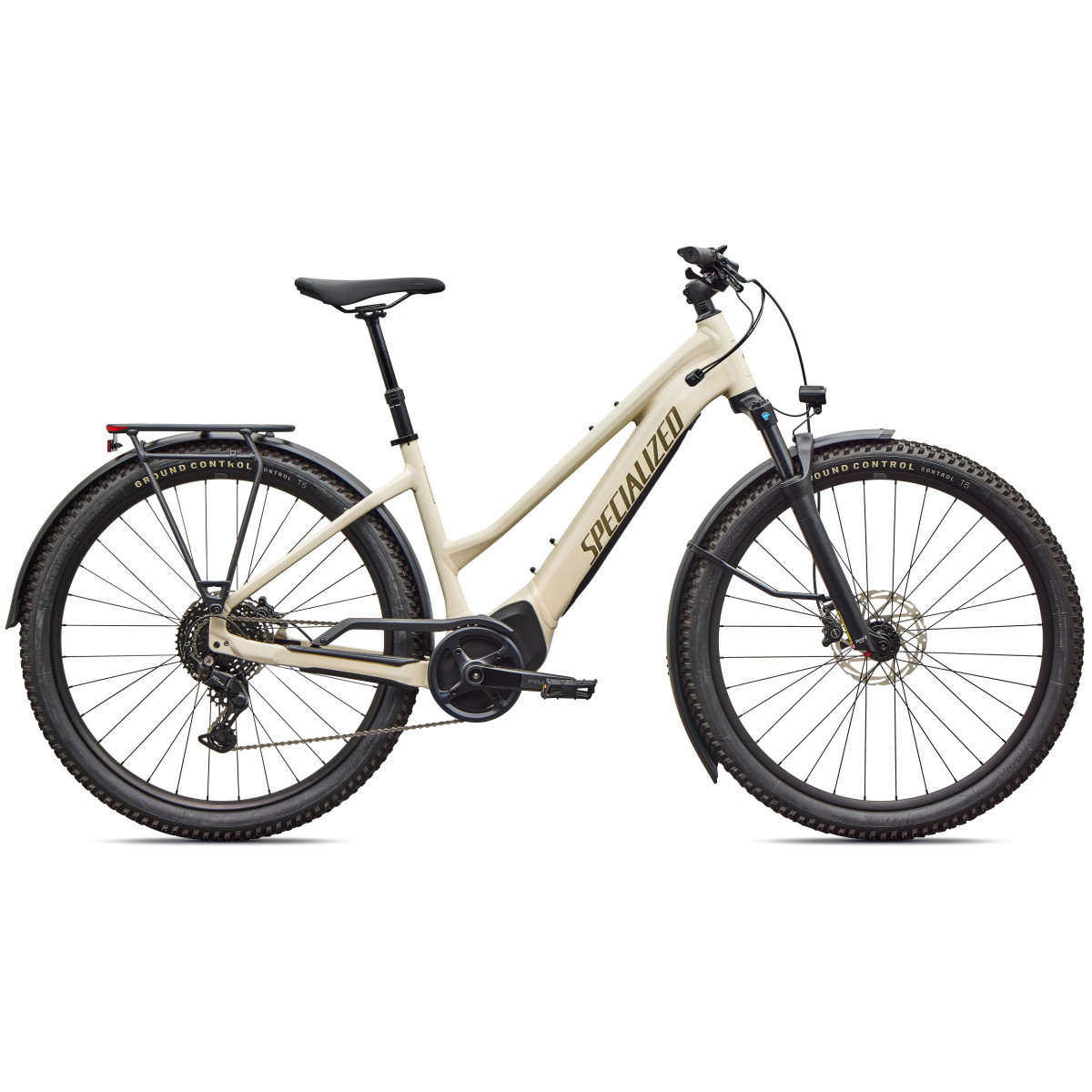 Specialized Turbo Tero 4.0 EQ Step-Through elektrovelosipēds | Gloss White Mountains - Gunmetal