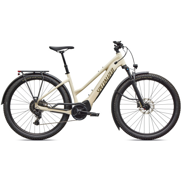 Specialized Turbo Tero 4.0 EQ Step-Through elektrovelosipēds | Gloss White Mountains - Gunmetal