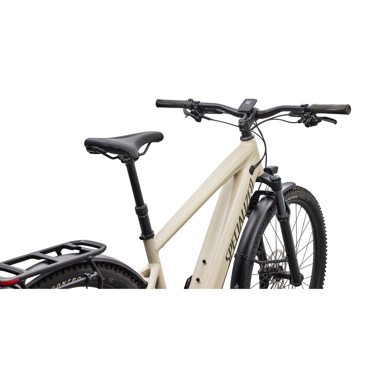 Specialized Turbo Tero 5.0 EQ elektrovelosipēds | Gloss White Mountains - Gunmetal