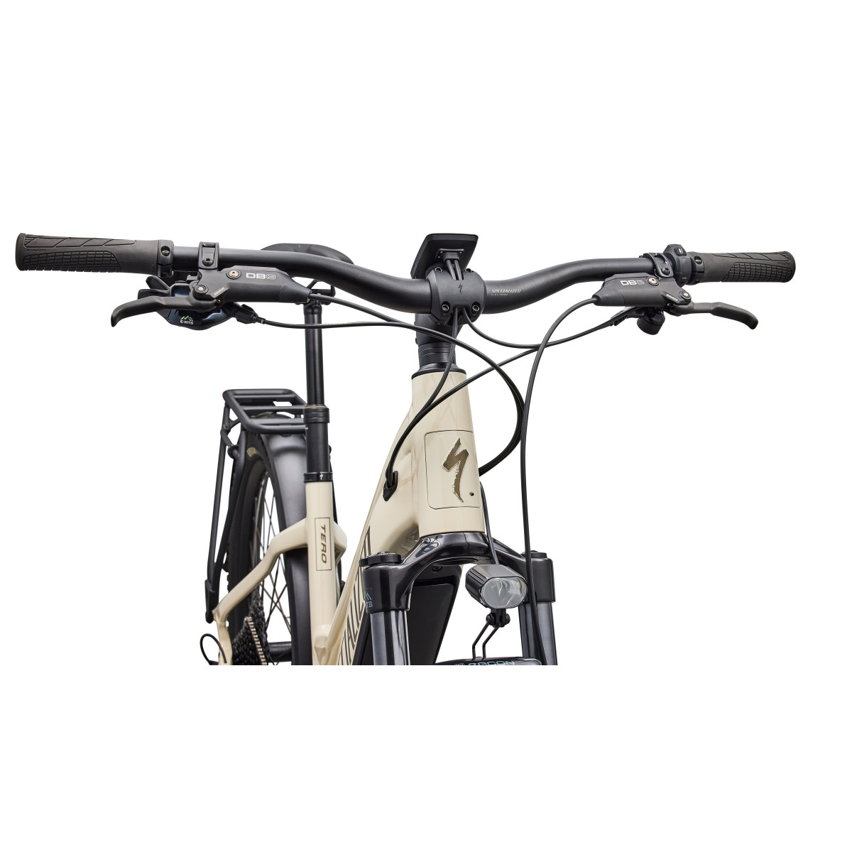 Specialized Turbo Tero 5.0 EQ Step-Through elektrovelosipēds | Gloss White Mountains - Gunmetal