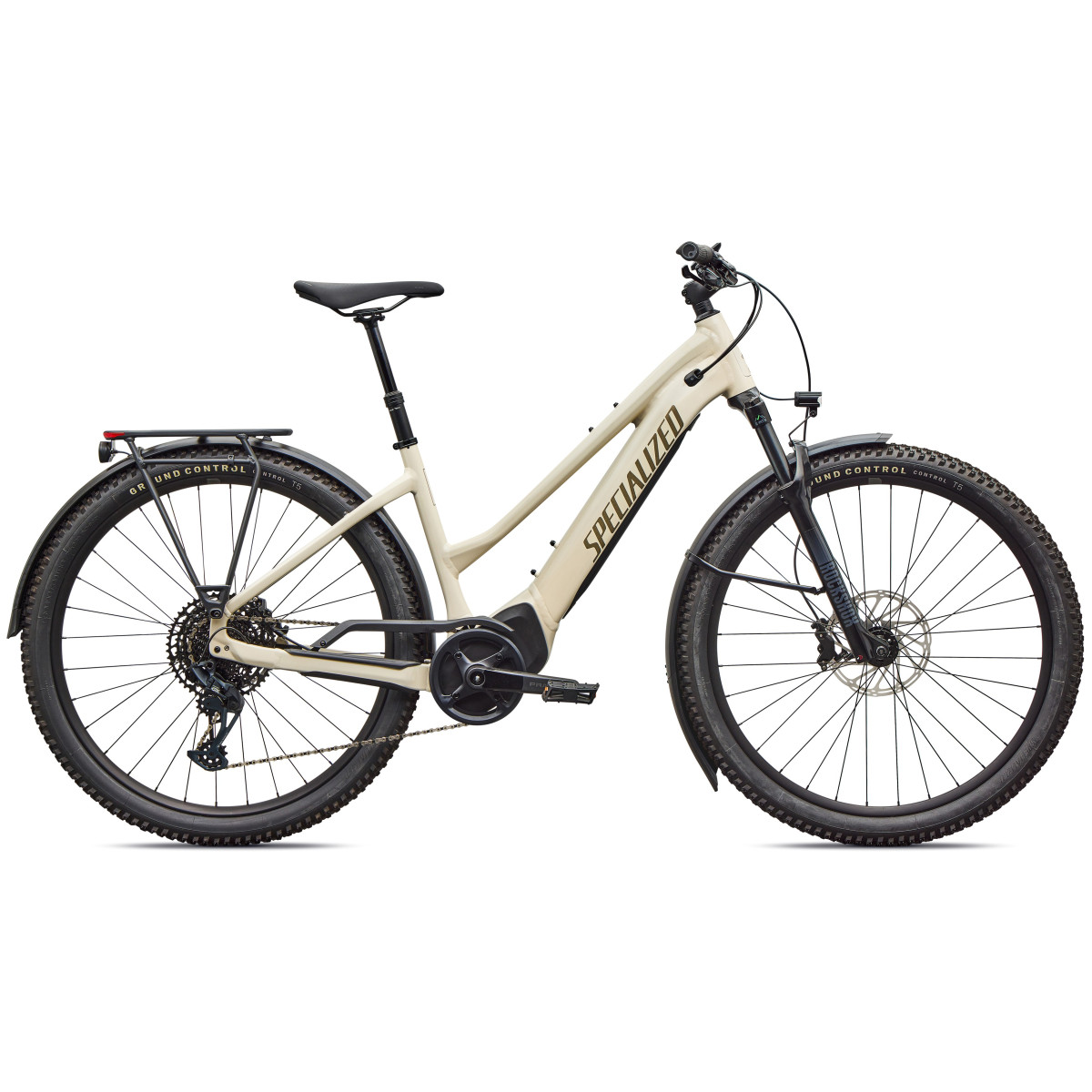 Specialized Turbo Tero 5.0 EQ Step-Through elektrovelosipēds | Gloss White Mountains - Gunmetal