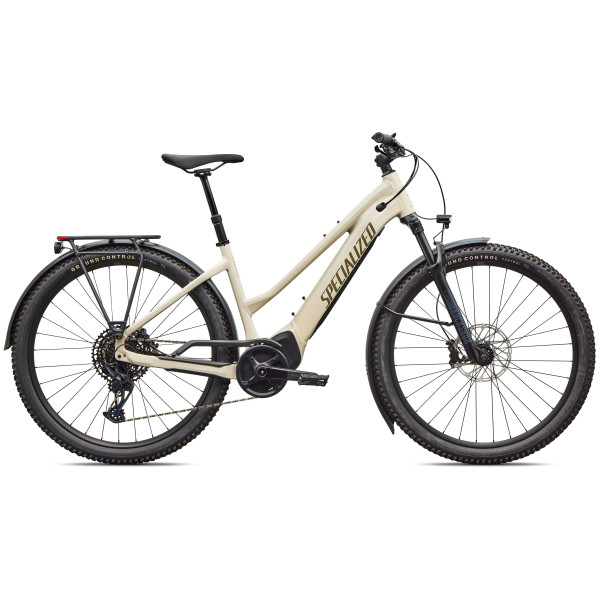 Specialized Turbo Tero 5.0 EQ Step-Through elektrovelosipēds | Gloss White Mountains - Gunmetal
