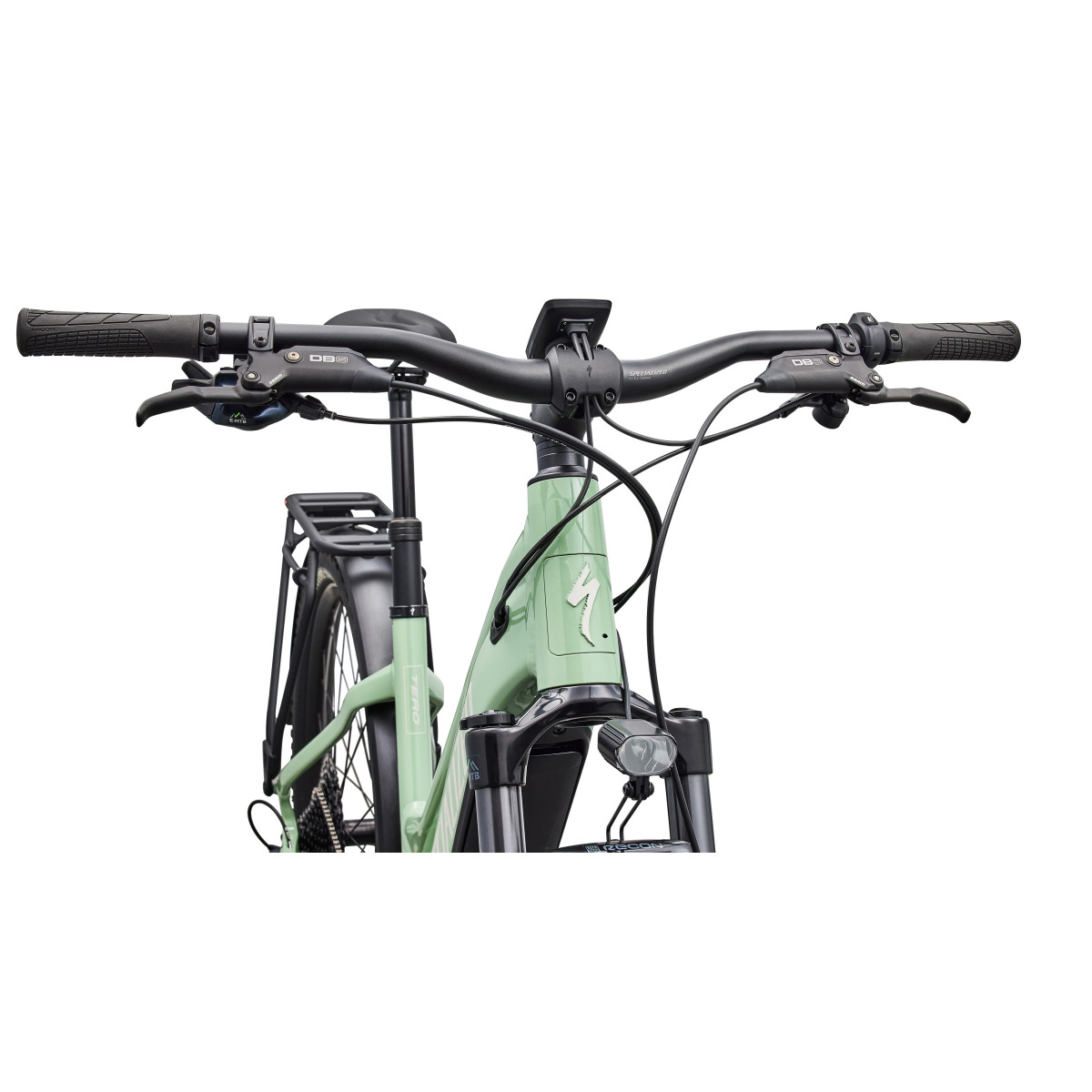 Specialized Turbo Tero 5.0 EQ Step-Through elektrovelosipēds | Gloss Pistachio - Dolomite