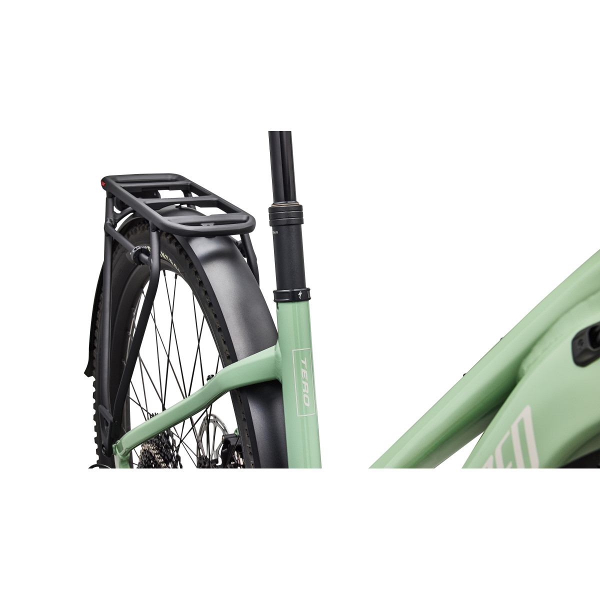 Specialized Turbo Tero 5.0 EQ Step-Through elektrovelosipēds | Gloss Pistachio - Dolomite