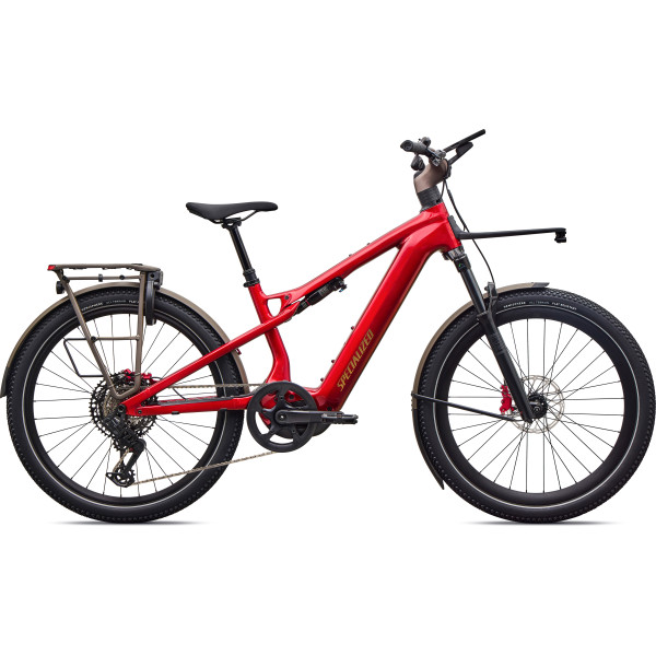 Specialized Turbo Vado 3 X 6.0 elektrovelosipēds | Gloss Ruby Metallic - Gloss Gold Foil