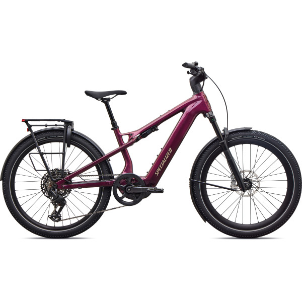 Specialized Turbo Vado 3 X 5.0 elektrovelosipēds | Gloss Bordeaux Metallic - Sandstone Metallic