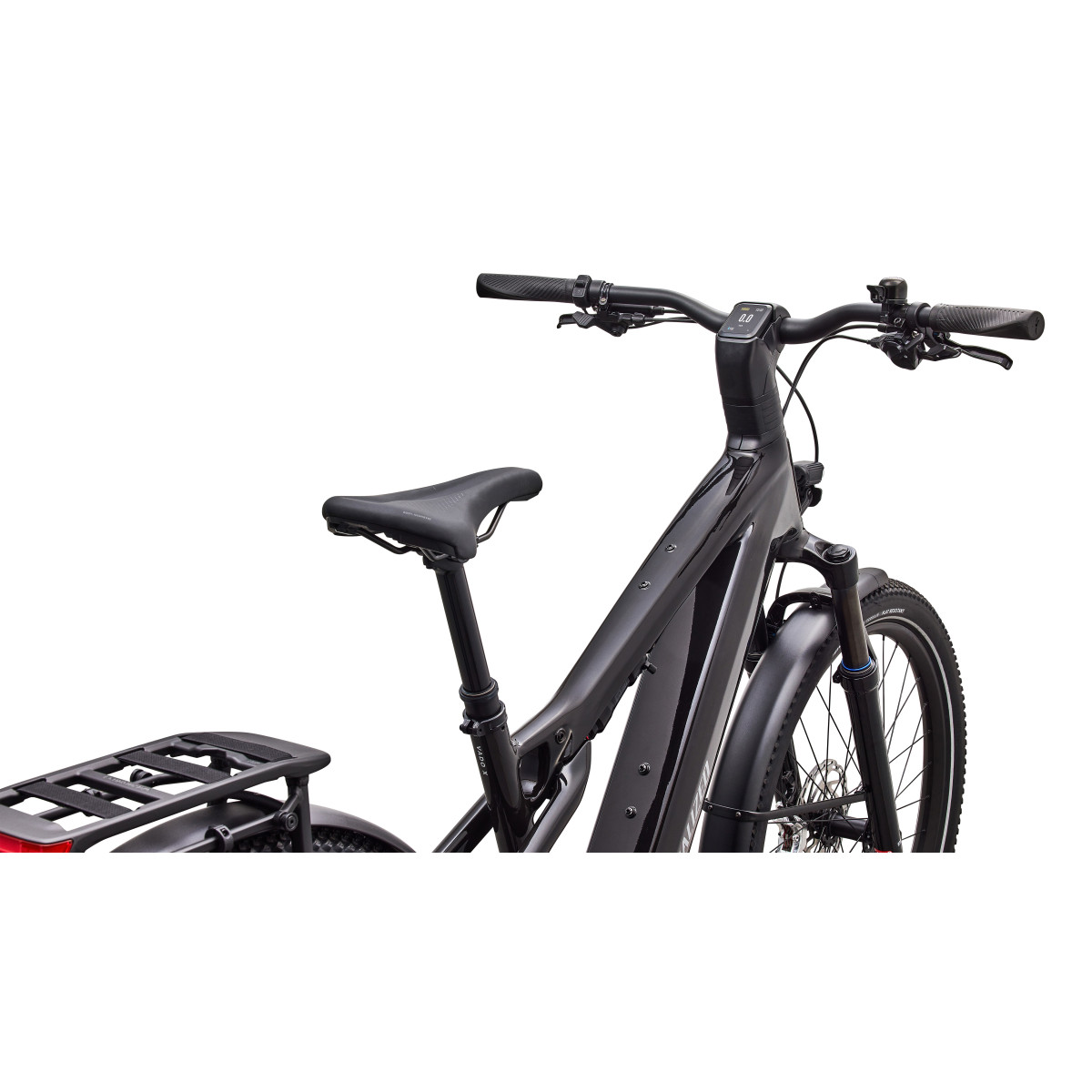 Specialized Turbo Vado 3 X 4.0 elektrovelosipēds | Gloss Obsidian - Satin Silver Dust Frost