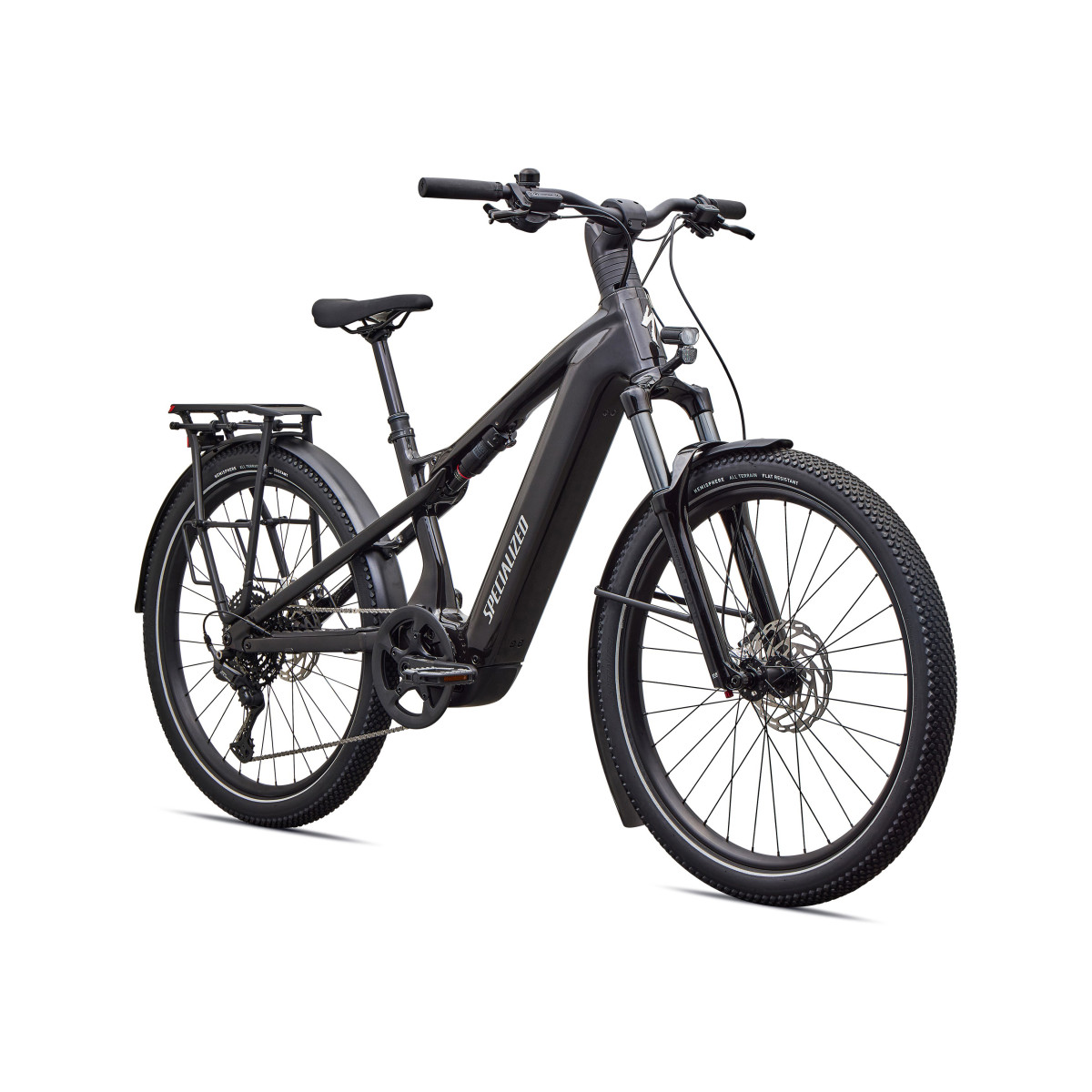 Specialized Turbo Vado 3 X 4.0 elektrovelosipēds | Gloss Obsidian - Satin Silver Dust Frost