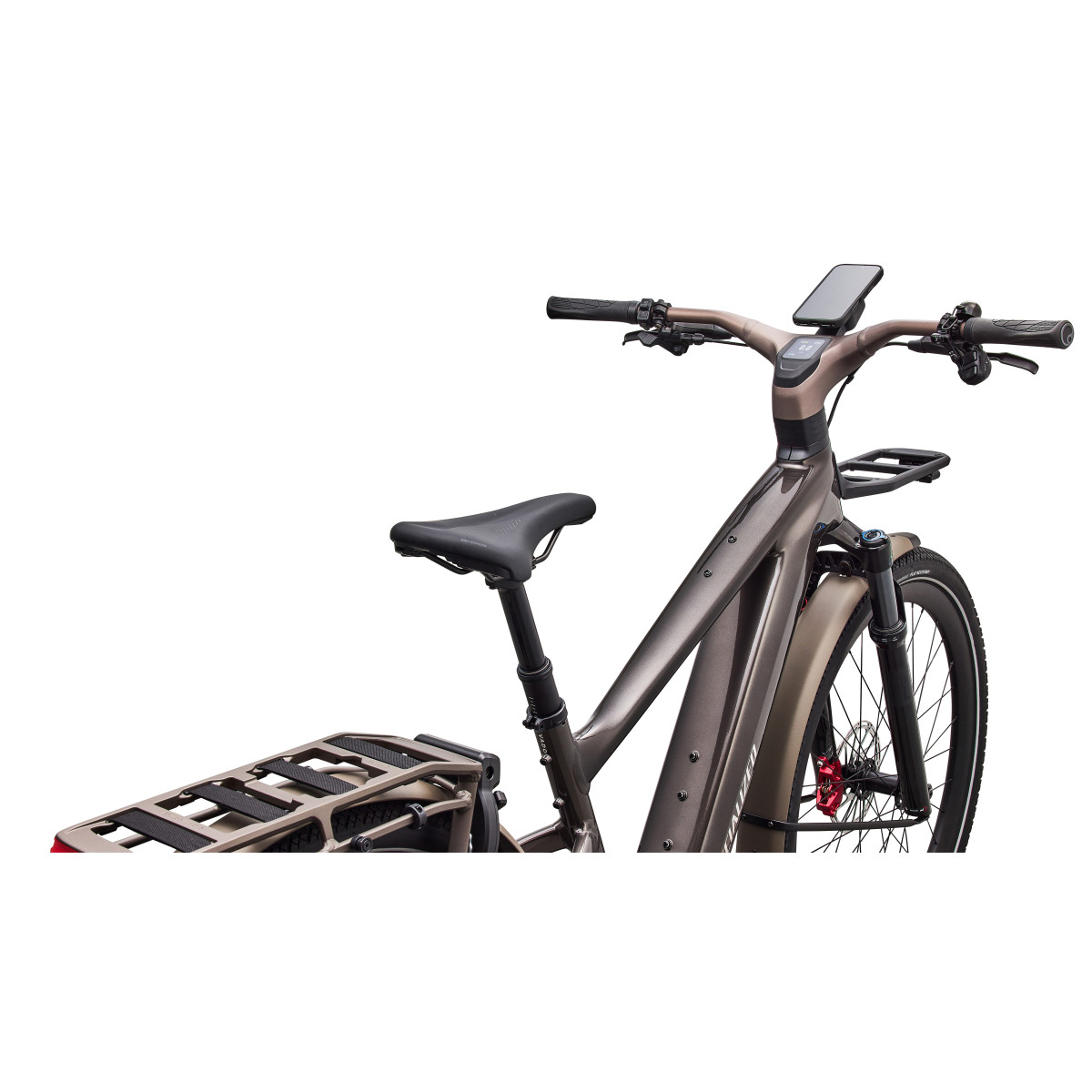 Specialized Turbo Vado 3 6.0 elektrovelosipēds | Gloss Warm Smoke Metallic - Satin Brushed Chrome