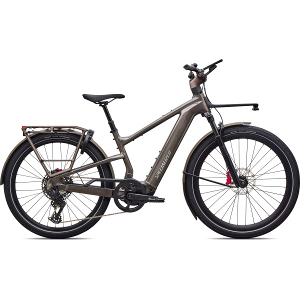Specialized Turbo Vado 3 6.0 elektrovelosipēds | Gloss Warm Smoke Metallic - Satin Brushed Chrome