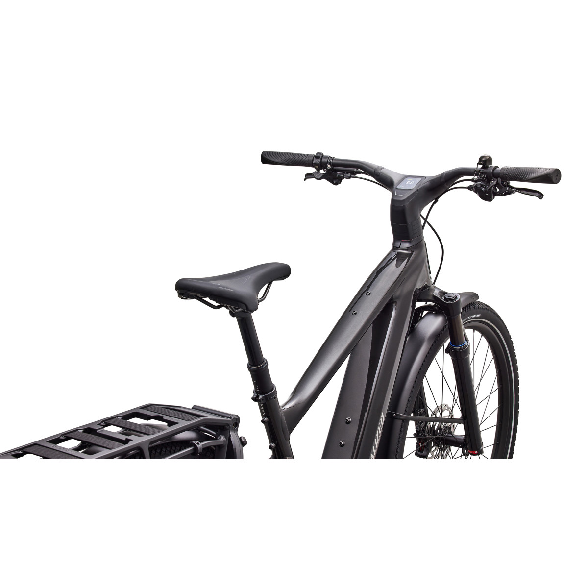 Specialized Turbo Vado 3 5.0 elektrovelosipēds | Gloss Metallic Obsidian - Dolomite Metallic