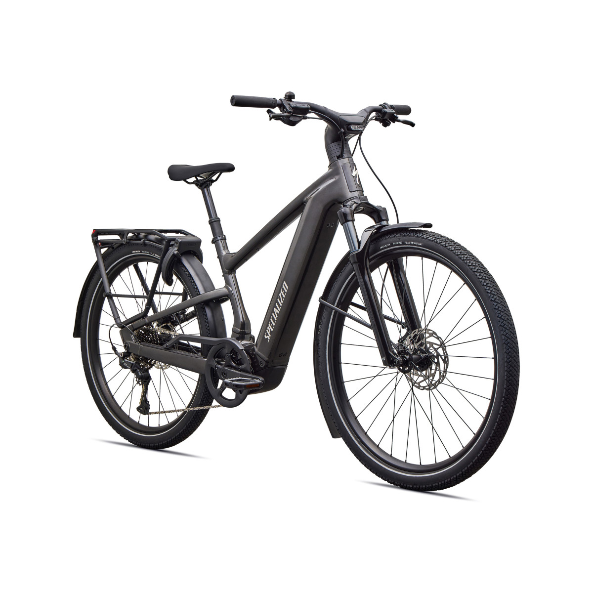 Specialized Turbo Vado 3 5.0 elektrovelosipēds | Gloss Metallic Obsidian - Dolomite Metallic