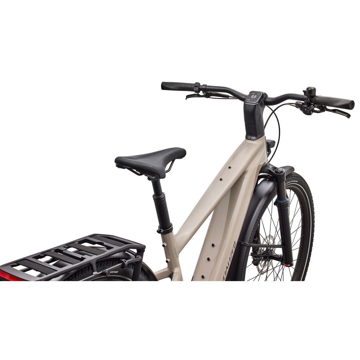 Specialized Turbo Vado 3 4.0 elektrovelosipēds | Gloss Sandstone Metallic - Warm Smoke Metallic