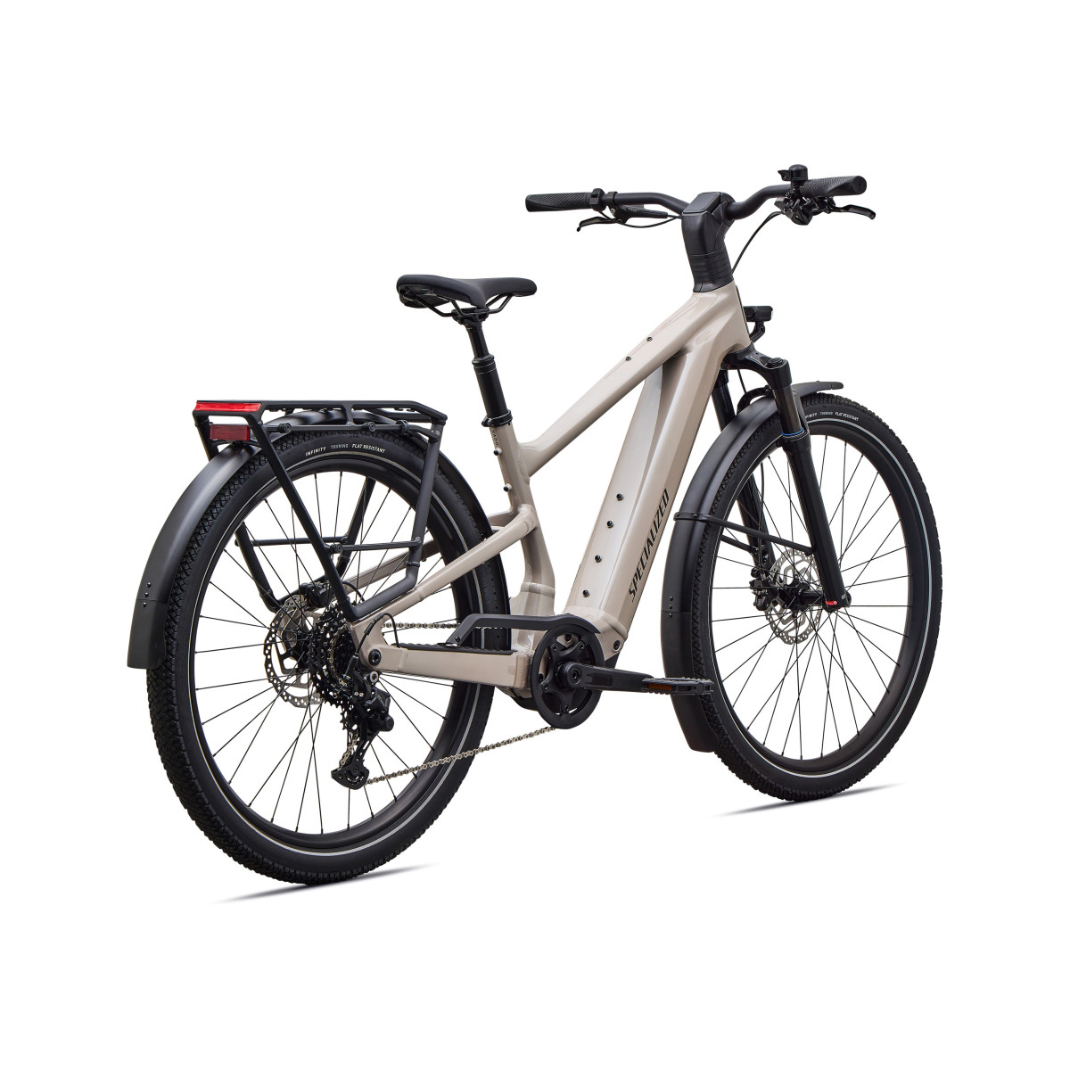 Specialized Turbo Vado 3 4.0 elektrovelosipēds | Gloss Sandstone Metallic - Warm Smoke Metallic
