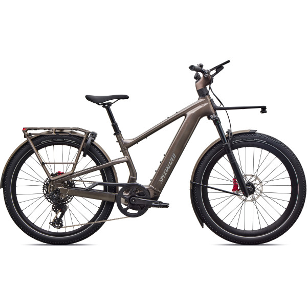 Specialized Turbo Vado 3 EVO 6.0 elektrovelosipēds | Gloss Warm Smoke Metallic - Satin Brushed Chrome