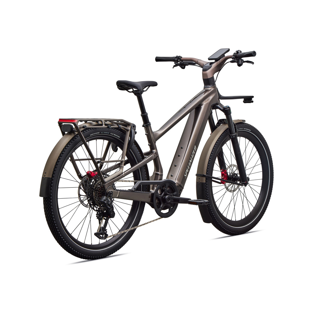 Specialized Turbo Vado 3 EVO 6.0 elektrovelosipēds | Gloss Warm Smoke Metallic - Satin Brushed Chrome