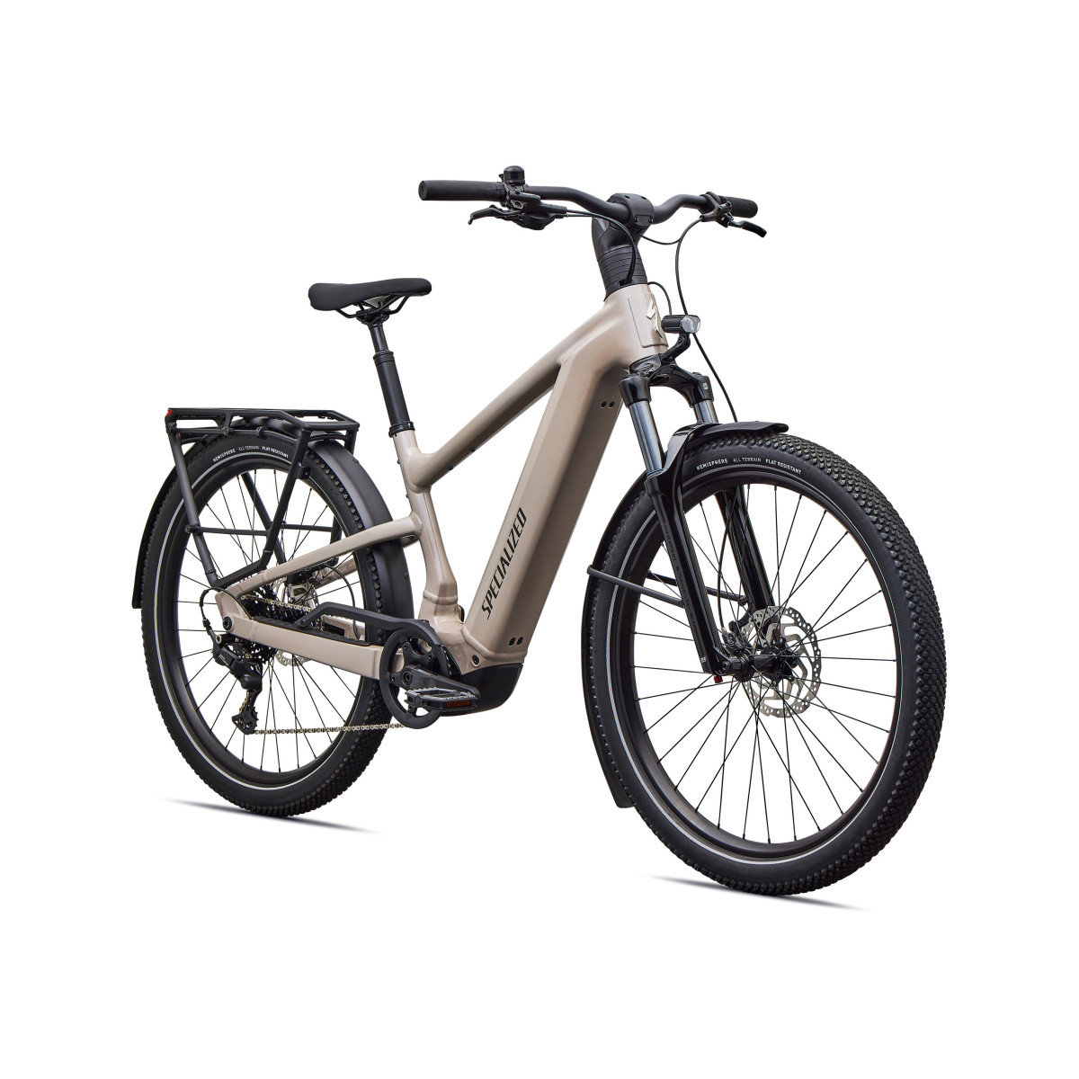 Specialized Turbo Vado 3 EVO 4.0 elektrovelosipēds | Gloss Sandstone Metallic - Warm Smoke Metallic