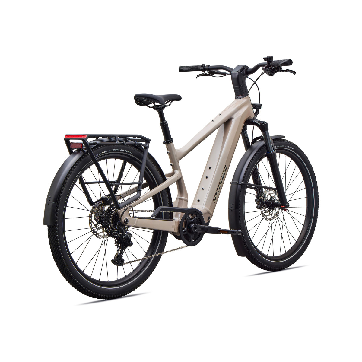 Specialized Turbo Vado 3 EVO 4.0 elektrovelosipēds | Gloss Sandstone Metallic - Warm Smoke Metallic