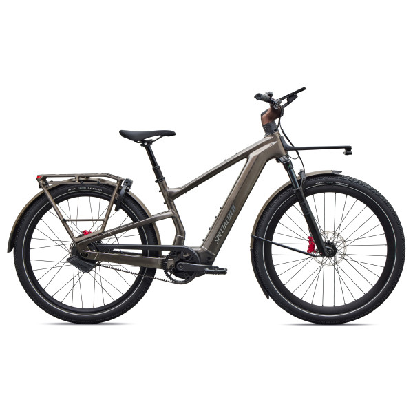 Specialized Turbo Vado 3 6.0 IGH elektrovelosipēds | Gloss Warm Smoke Metallic - Satin Brushed Chrome
