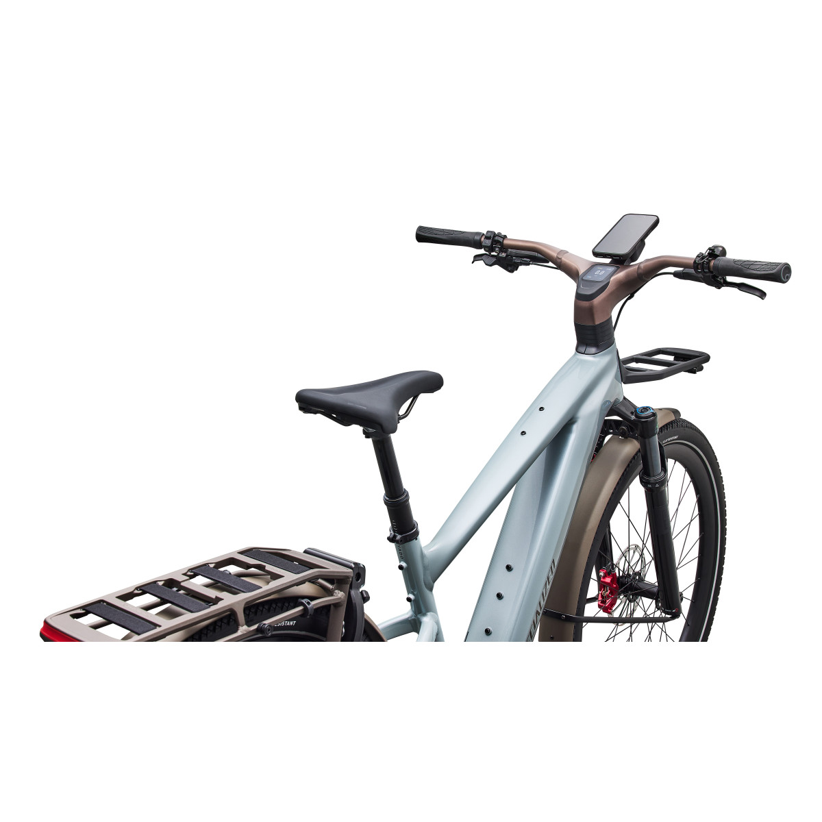 Specialized Turbo Vado 3 6.0 IGH elektrovelosipēds | Gloss Agave Grey - Black Pearl