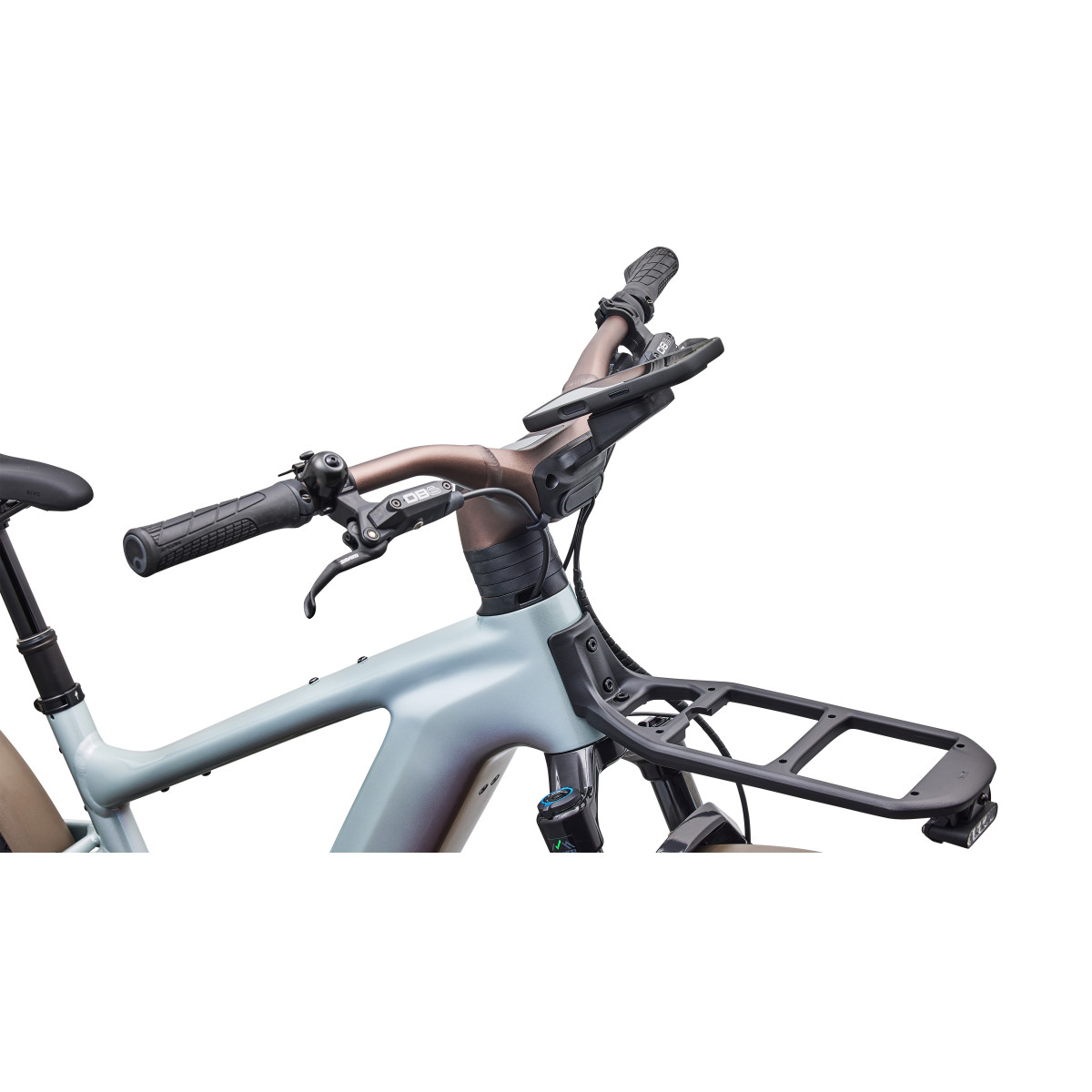 Specialized Turbo Vado 3 6.0 IGH elektrovelosipēds | Gloss Agave Grey - Black Pearl