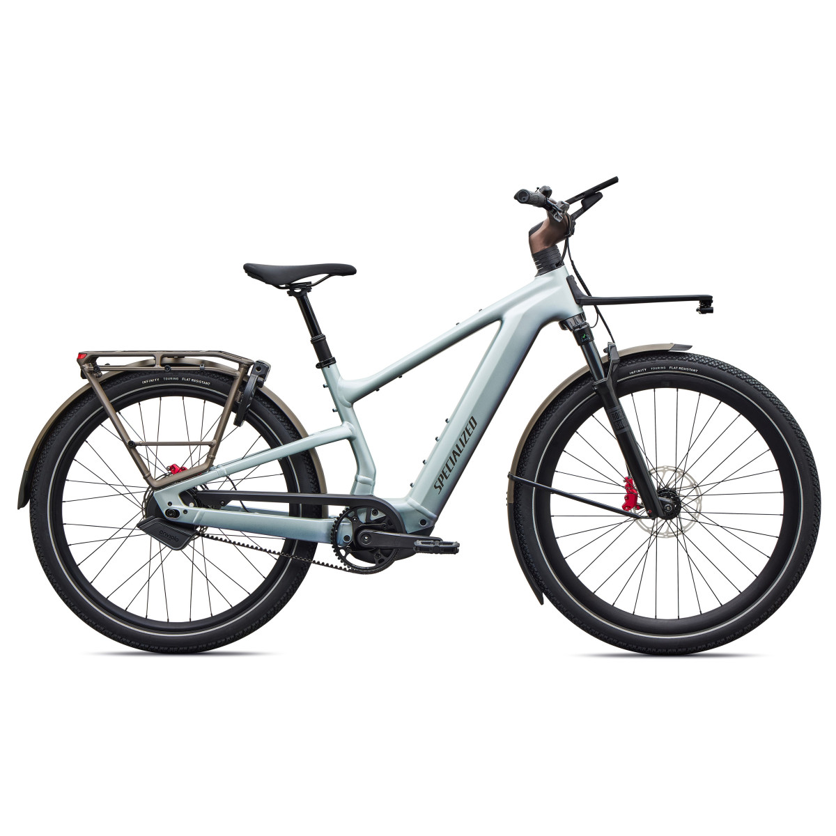 Specialized Turbo Vado 3 6.0 IGH elektrovelosipēds | Gloss Agave Grey - Black Pearl