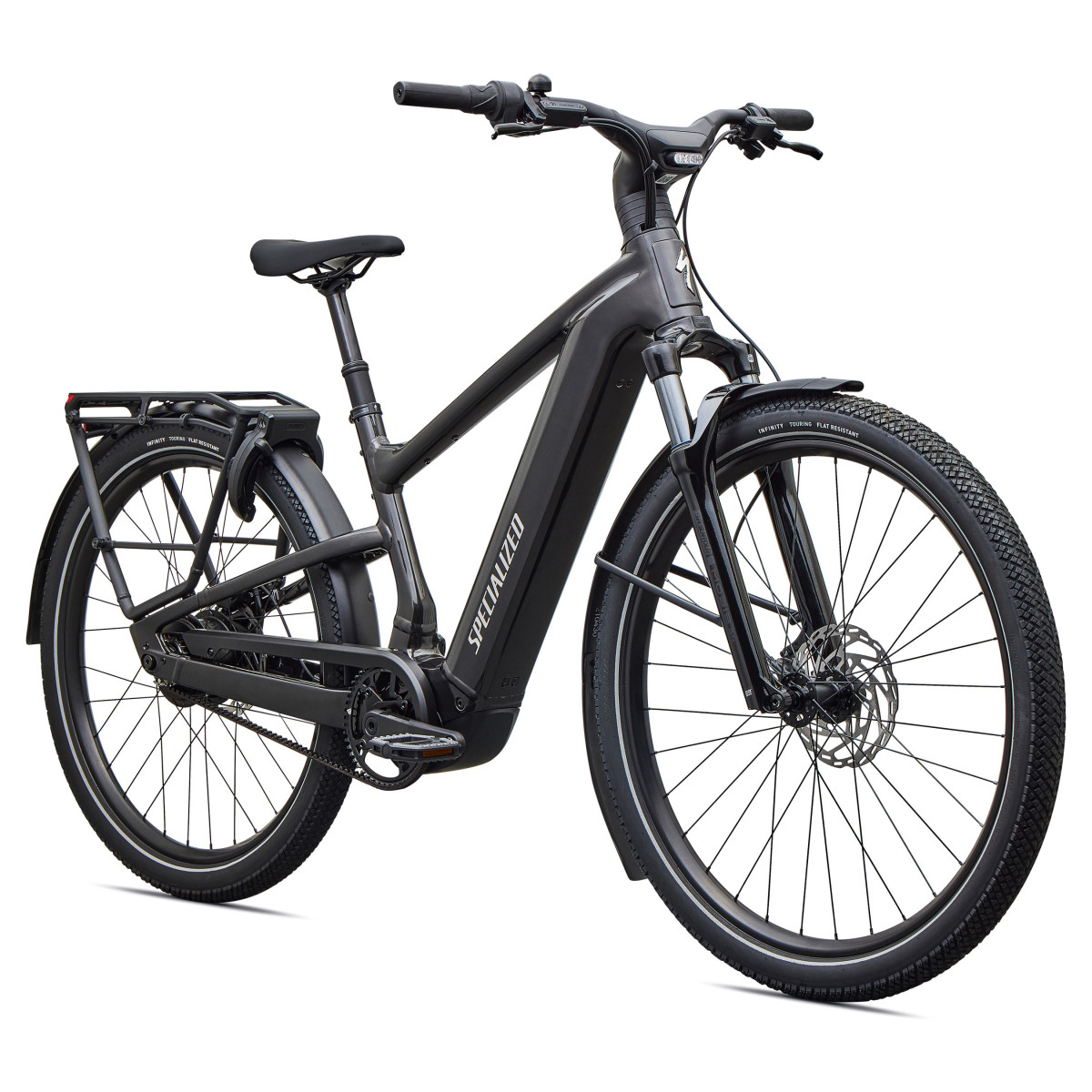 Specialized Turbo Vado 3 5.0 IGH elektrovelosipēds | Gloss Metallic Obsidian - Dolomite Metallic