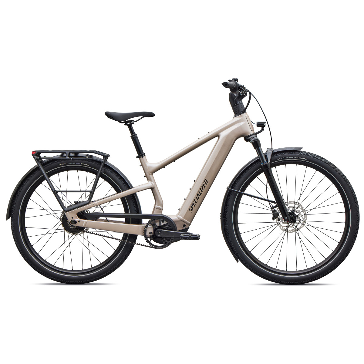 Specialized Turbo Vado 3 4.0 IGH elektrovelosipēds | Gloss Sandstone Metallic - Warm Smoke Metallic
