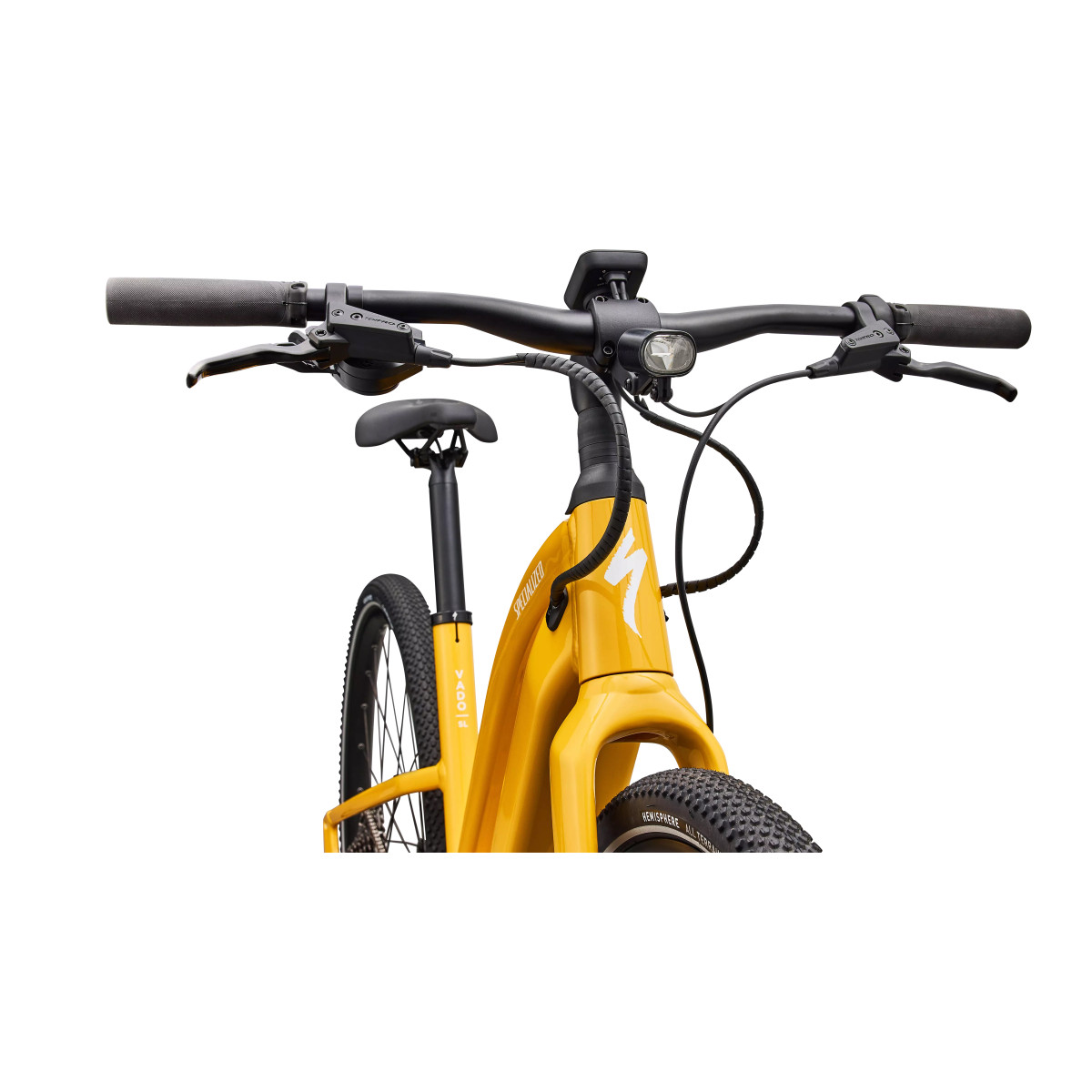 Specialized Turbo Vado SL 2 4.0 Step-Through elektrovelosipēds | Gloss Brassy Yellow - Metallic White Silver Frost Reflective