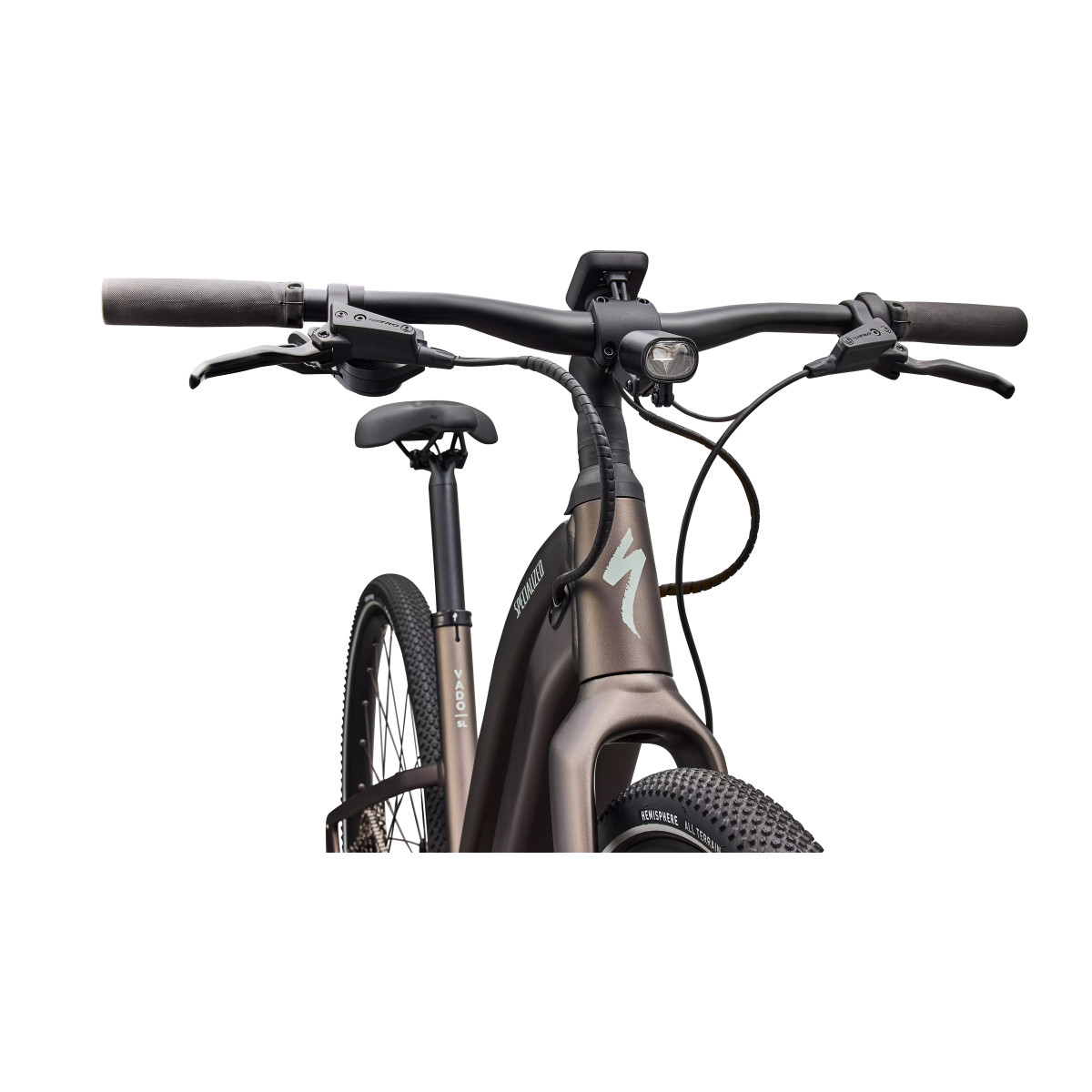 Specialized Turbo Vado SL 2 4.0 Step-Through elektrovelosipēds | Satin Gun Metal - Agave Grey Frost Reflective