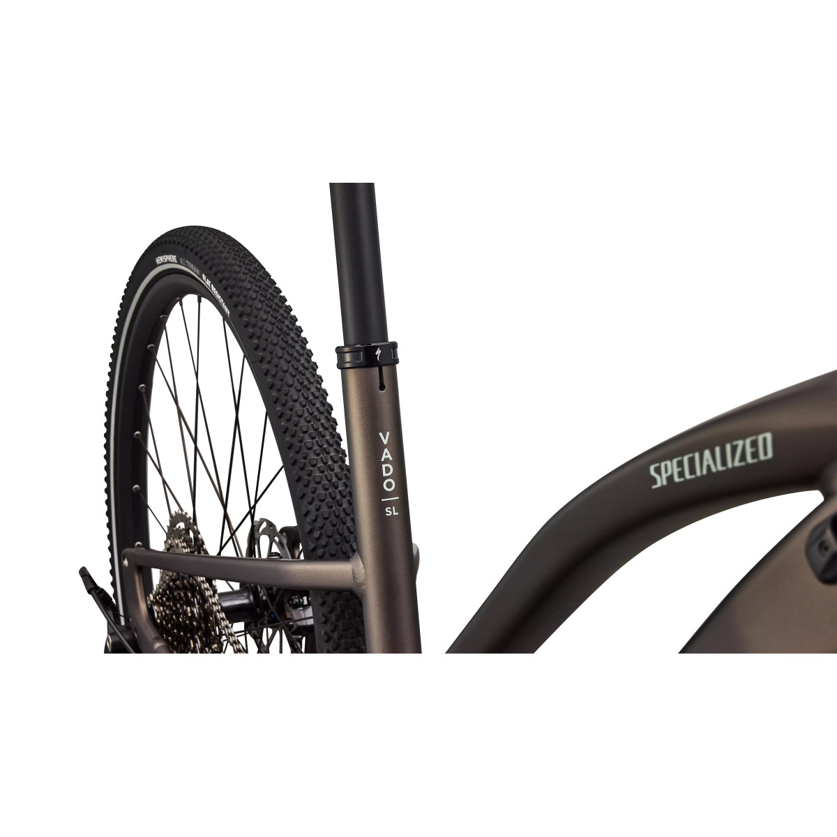 Specialized Turbo Vado SL 2 4.0 Step-Through elektrovelosipēds | Satin Gun Metal - Agave Grey Frost Reflective