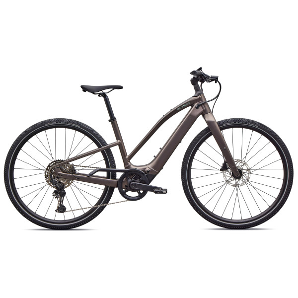 Specialized Turbo Vado SL 2 4.0 Step-Through elektrovelosipēds | Satin Gun Metal - Agave Grey Frost Reflective