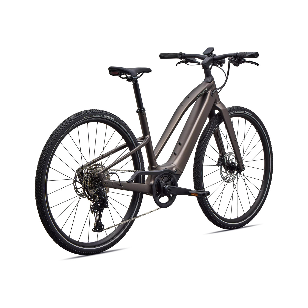 Specialized Turbo Vado SL 2 4.0 Step-Through elektrovelosipēds | Satin Gun Metal - Agave Grey Frost Reflective