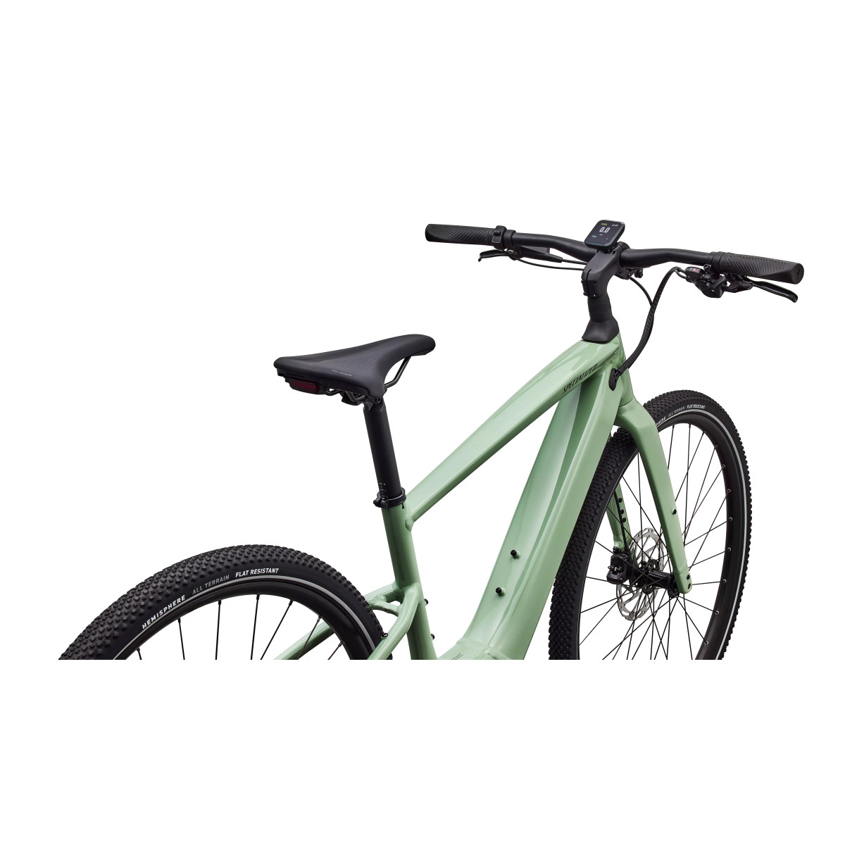 Specialized Turbo Vado SL 2 4.0 elektrovelosipēds | Gloss Pistachio - Oak Green Metallic Frost Reflective