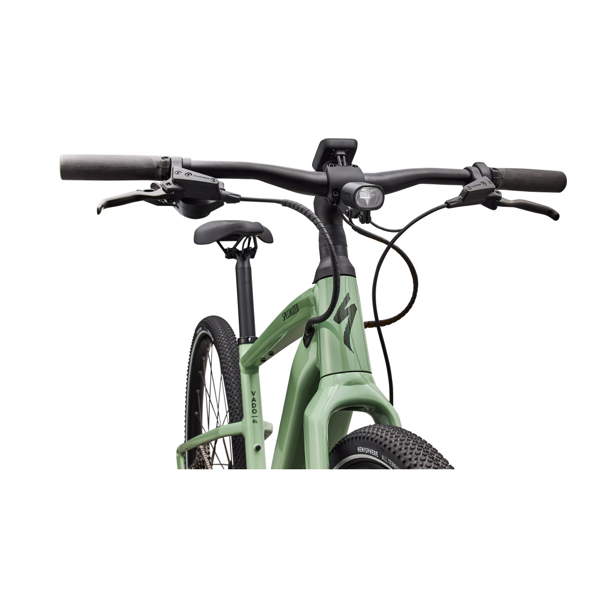 Specialized Turbo Vado SL 2 4.0 elektrovelosipēds | Gloss Pistachio - Oak Green Metallic Frost Reflective