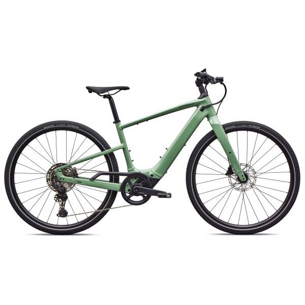 Specialized Turbo Vado SL 2 4.0 elektrovelosipēds | Gloss Pistachio - Oak Green Metallic Frost Reflective