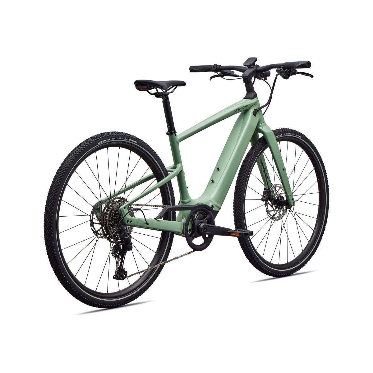 Specialized Turbo Vado SL 2 4.0 elektrovelosipēds | Gloss Pistachio - Oak Green Metallic Frost Reflective