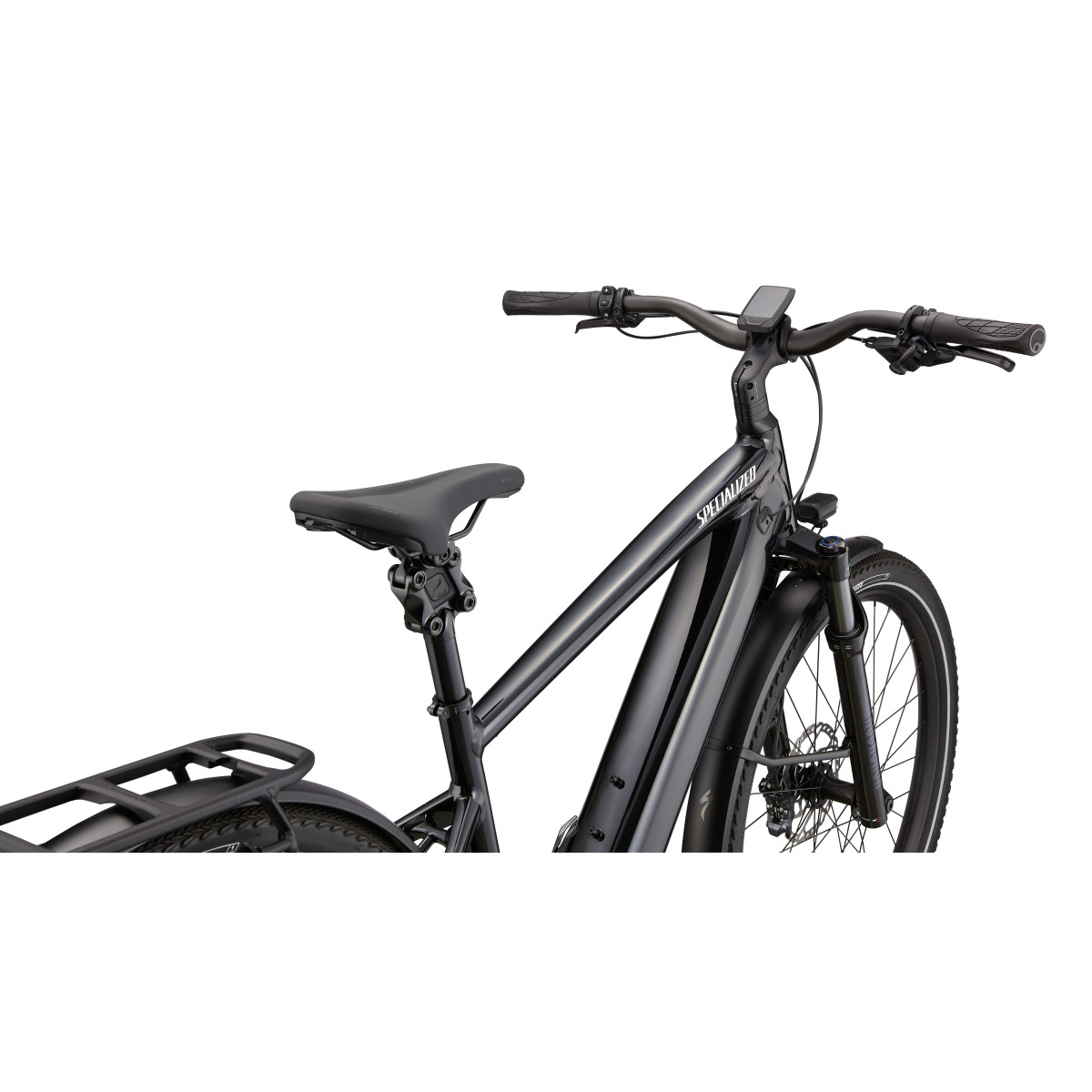 Specialized Turbo Vado 5.0 elektriskais velosipēds | Gloss Castblack - Satin Silver