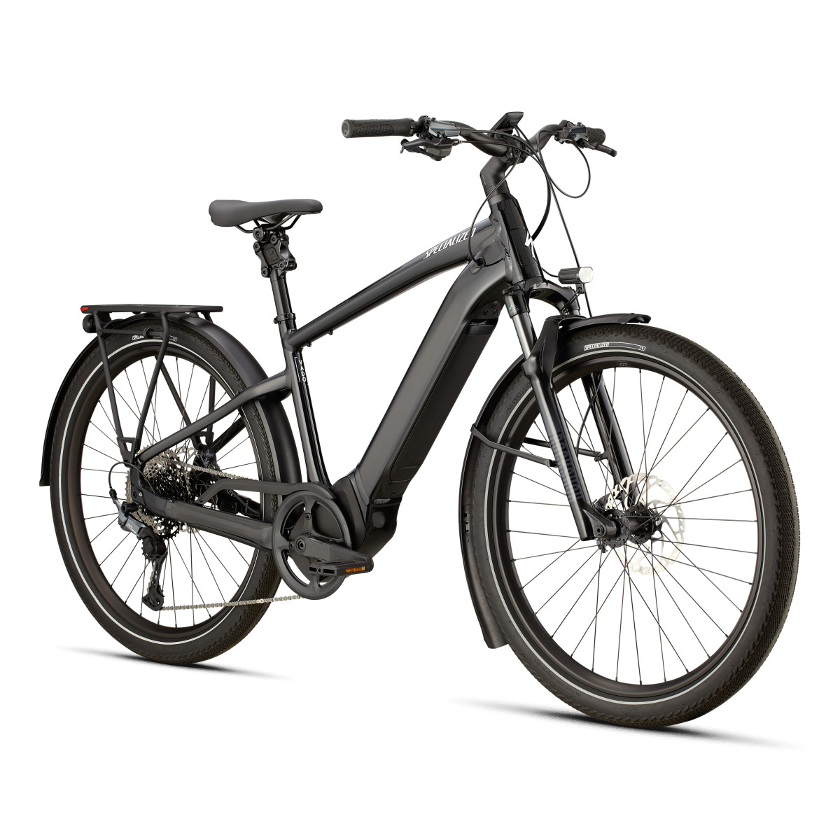 Specialized Turbo Vado 5.0 elektriskais velosipēds | Gloss Castblack - Satin Silver